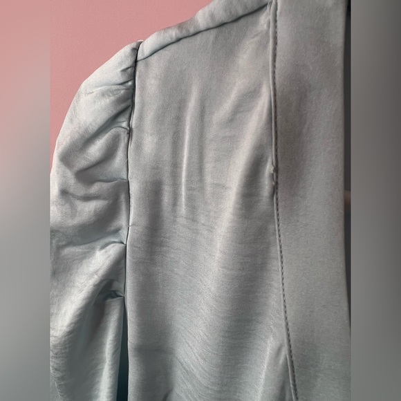 Atelier Industrie baby blue short sleeved blouse - Picture 13 of 13